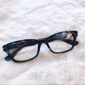 Alek Blue Pattern Reader Blue Light Glasses